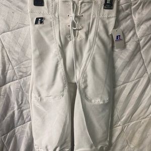 Russell Athletic White Youth XS Football Pants